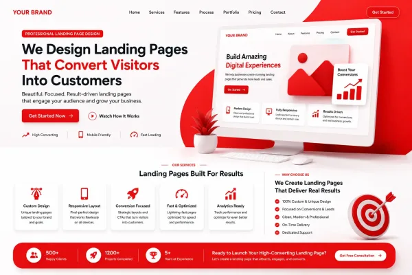 Landing Page Design - Mantra Tech Fusion