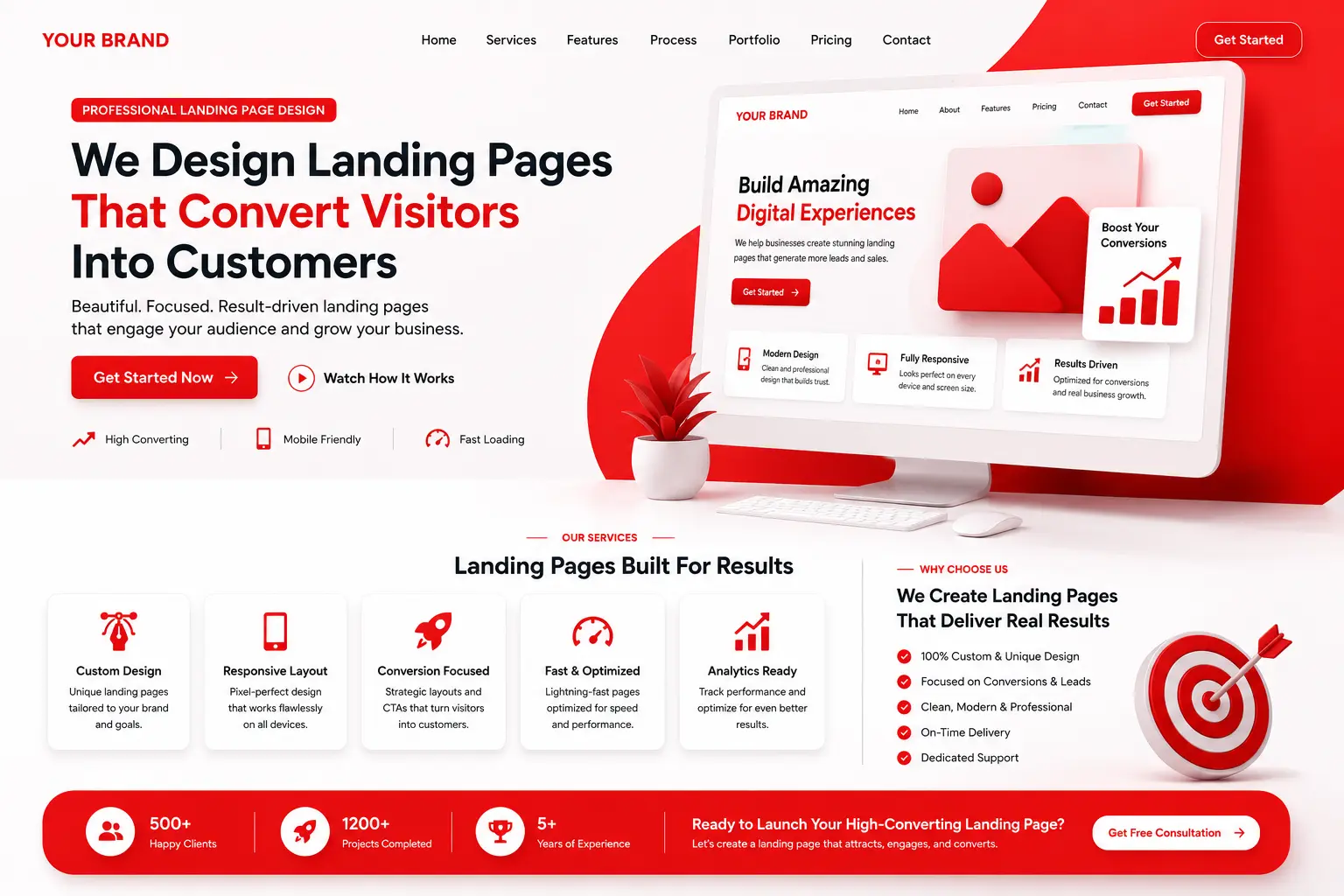 Landing Page Design