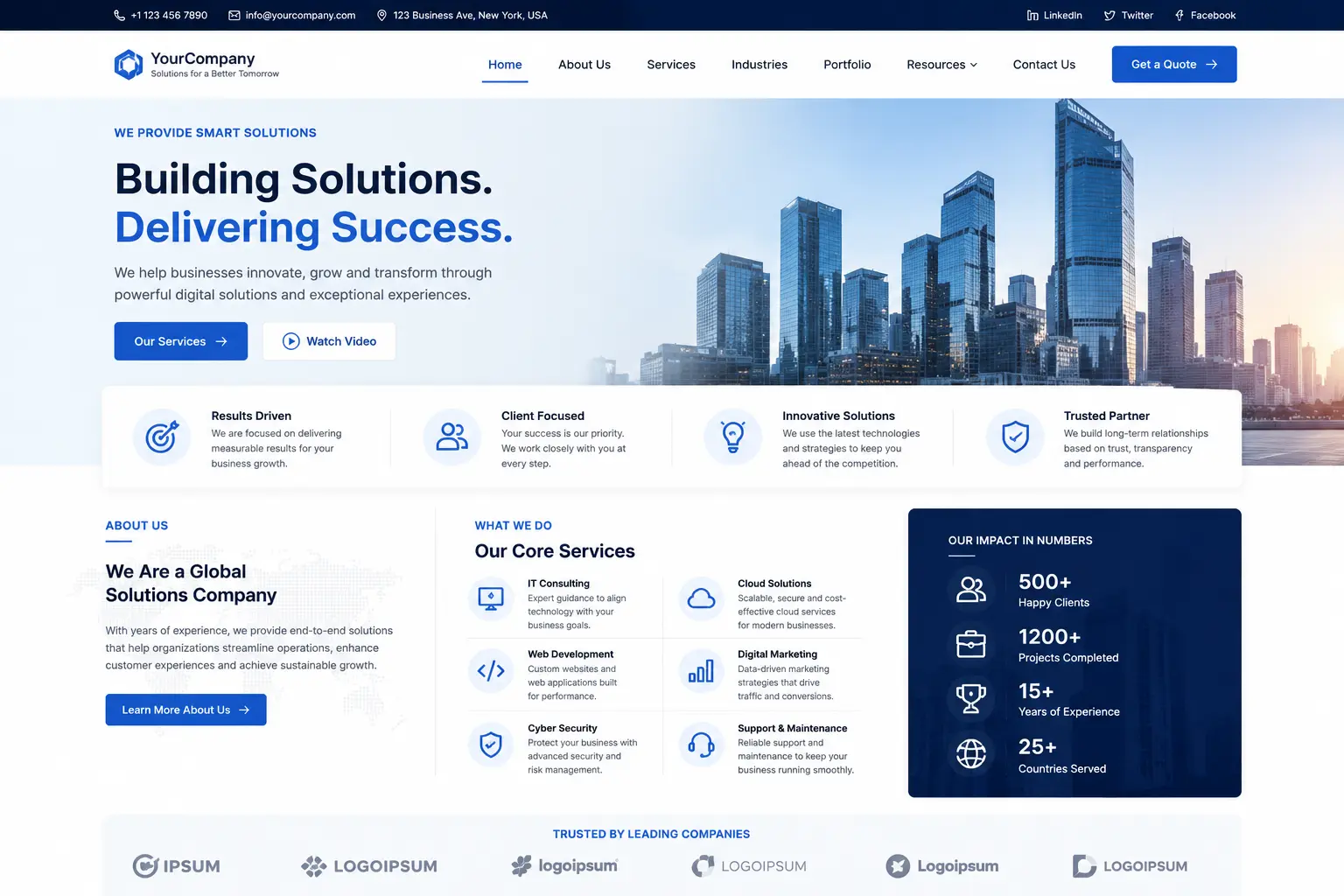 Corporate Website Design