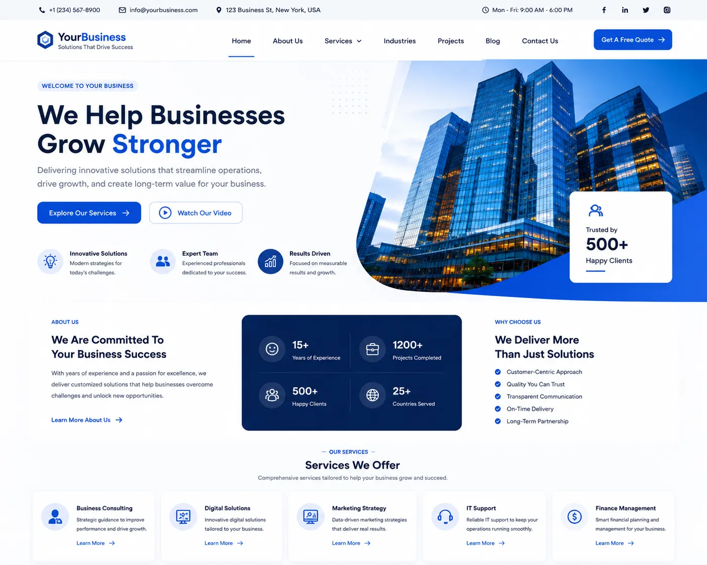 Modern Website Design