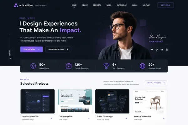 Portfolio Website Design - Mantra Tech Fusion