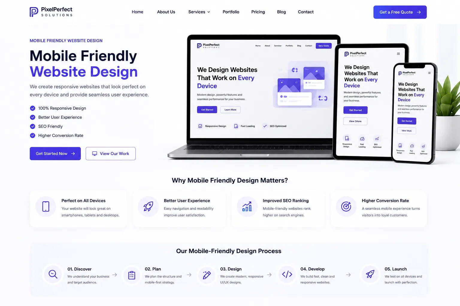 Mobile Friendly Website Design