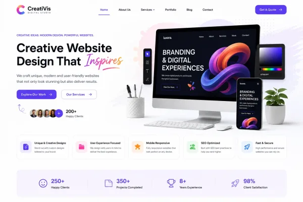 Creative Website Design - Mantra Tech Fusion