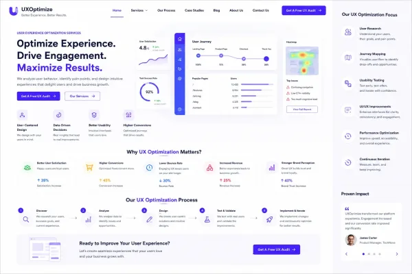 User Experience Optimization - Mantra Tech Fusion