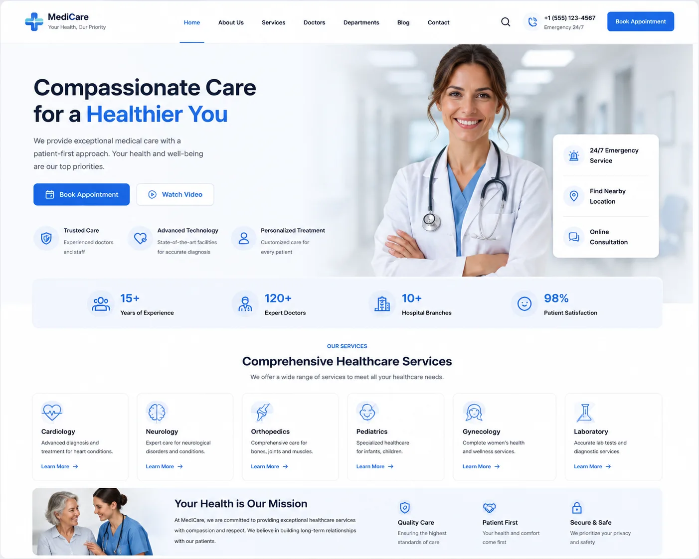 Healthcare Website Design