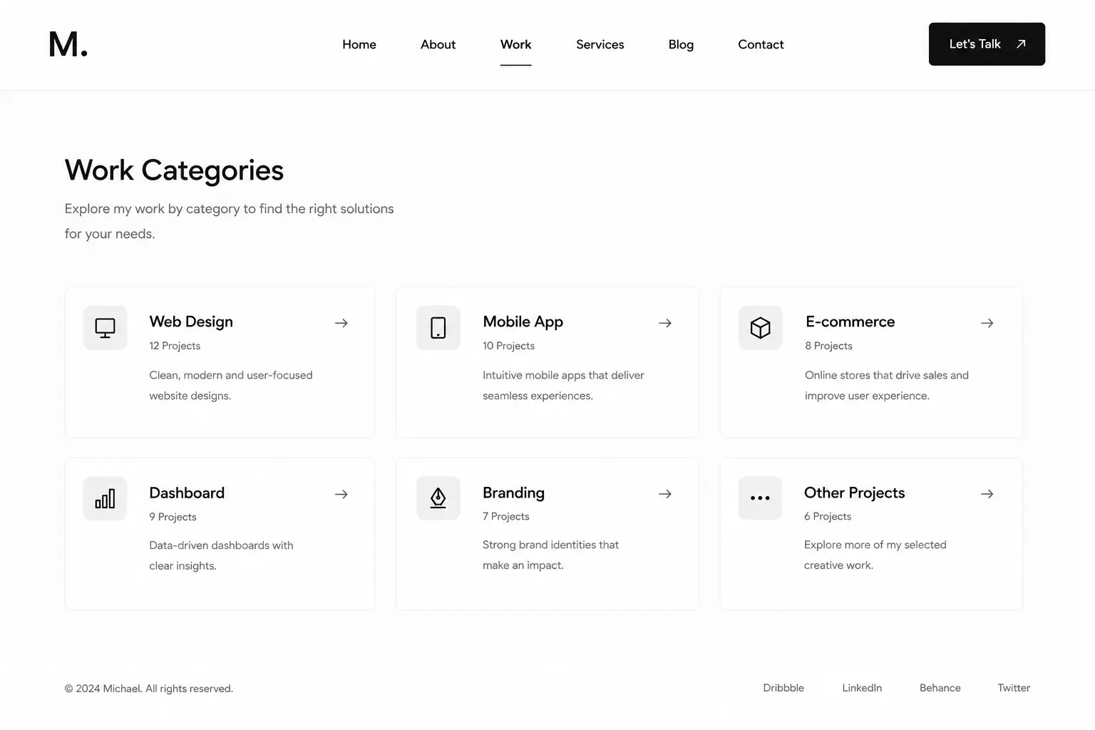 Minimalist Website Design