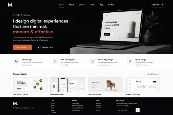 Website Layout Design - Mantra Tech Fusion