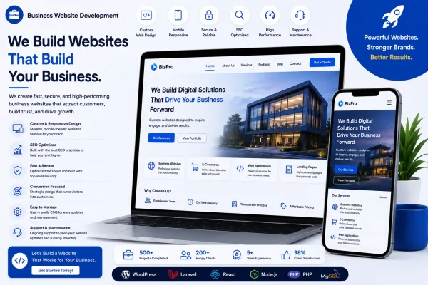 Business Website Development - Mantra Tech Fusion