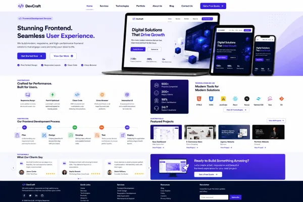 Frontend Development - Mantra Tech Fusion