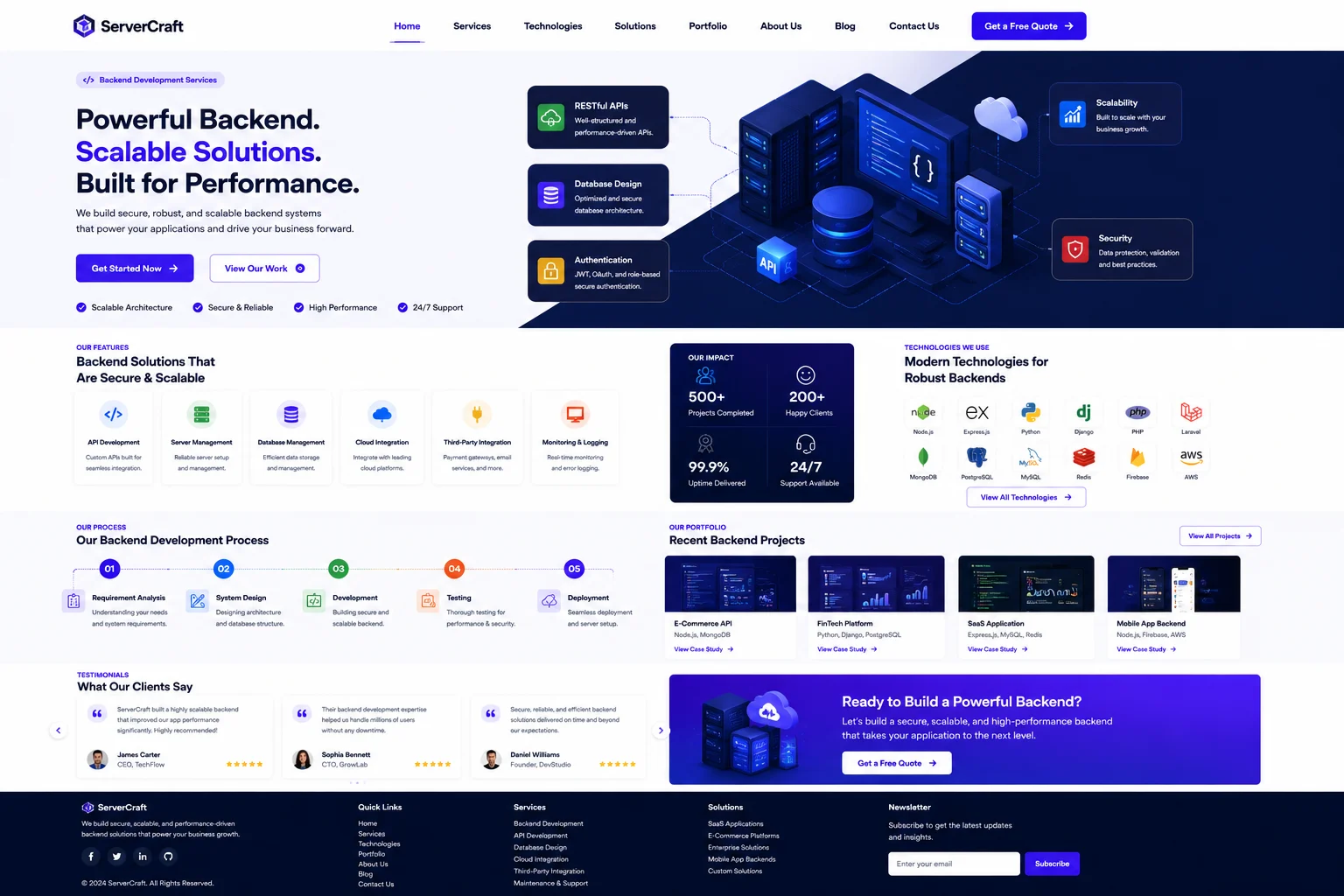 Backend Development