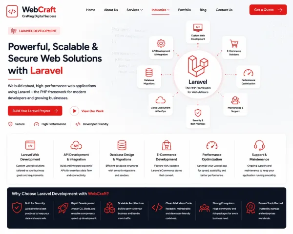 Laravel Development - Mantra Tech Fusion