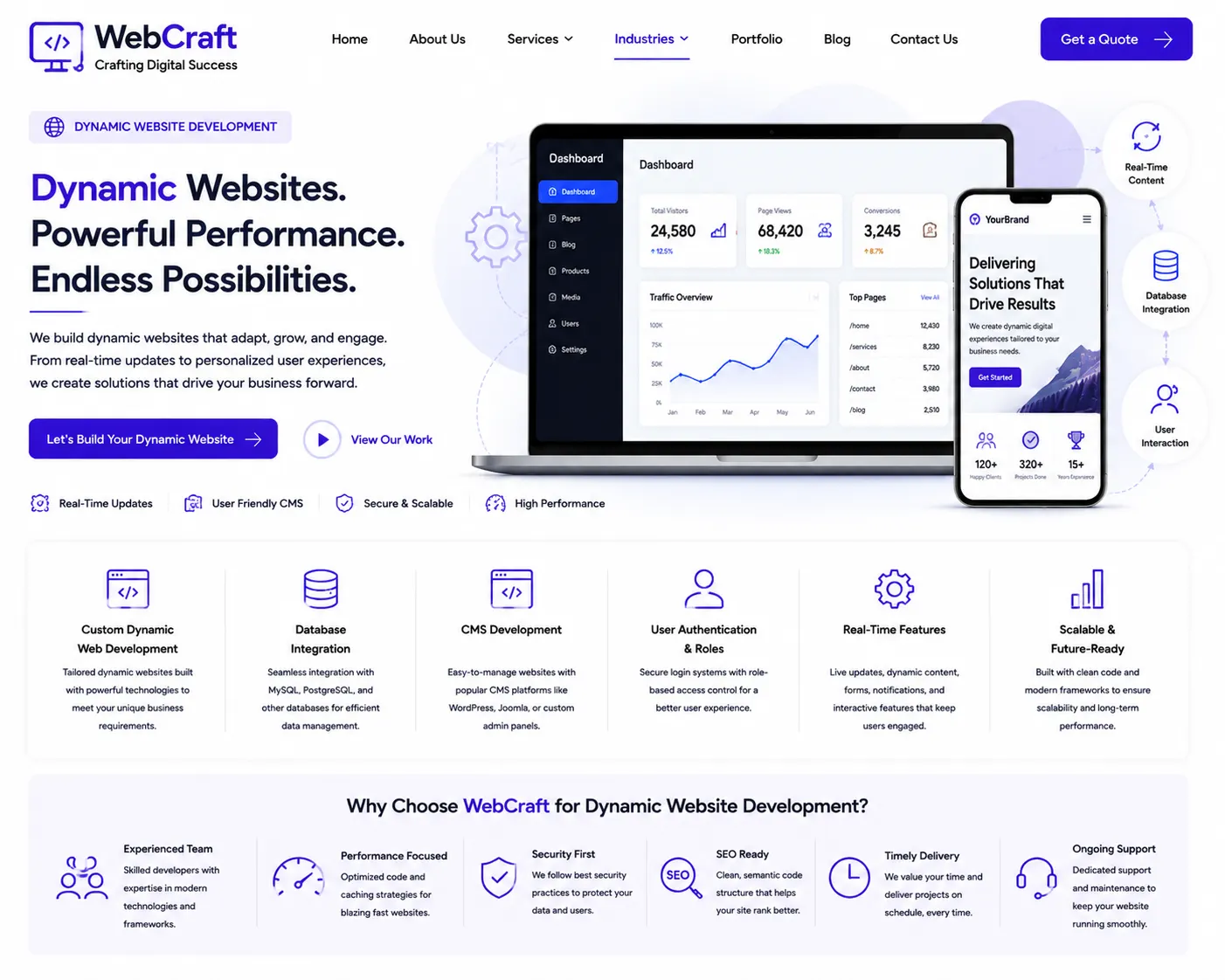 Dynamic Website Development