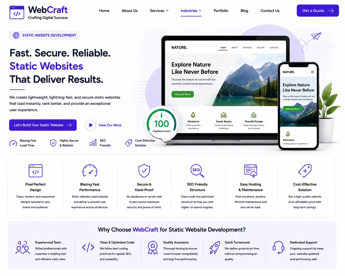 Static Website Development