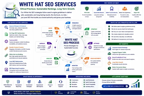 White Hat SEO Services - Mantra Tech Fusion