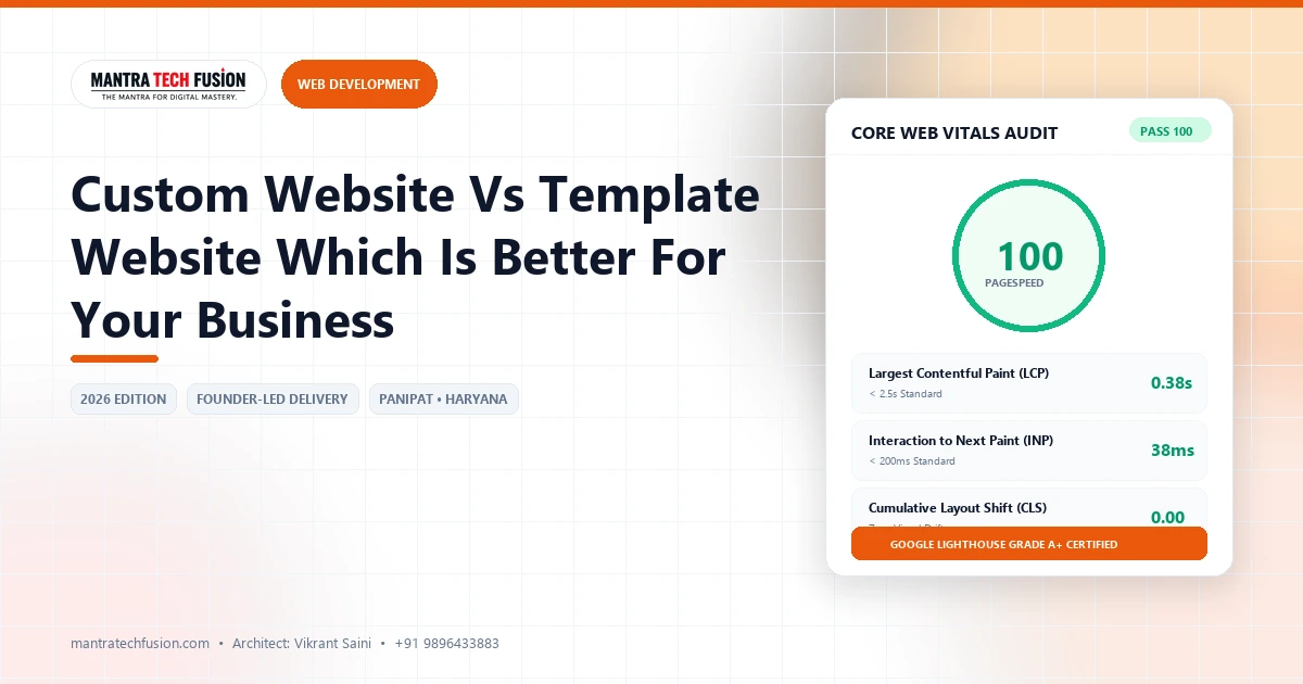 Custom Website vs Template Website: Which Is Better Today?