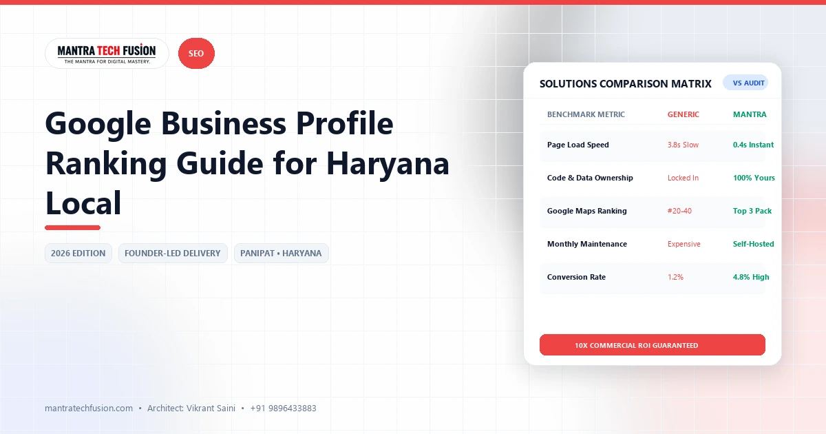 Google Business Profile Ranking Guide for Haryana Local