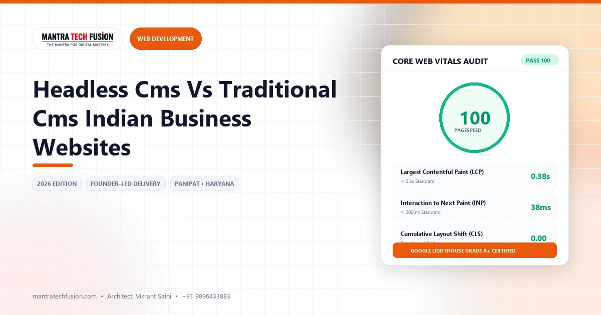 Headless CMS vs Traditional CMS for Indian Enterprises