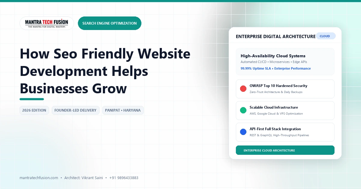 How SEO Friendly Website Development Helps Businesses Grow