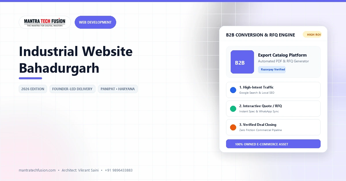 Industrial Website Bahadurgarh: Auto Parts & Machinery