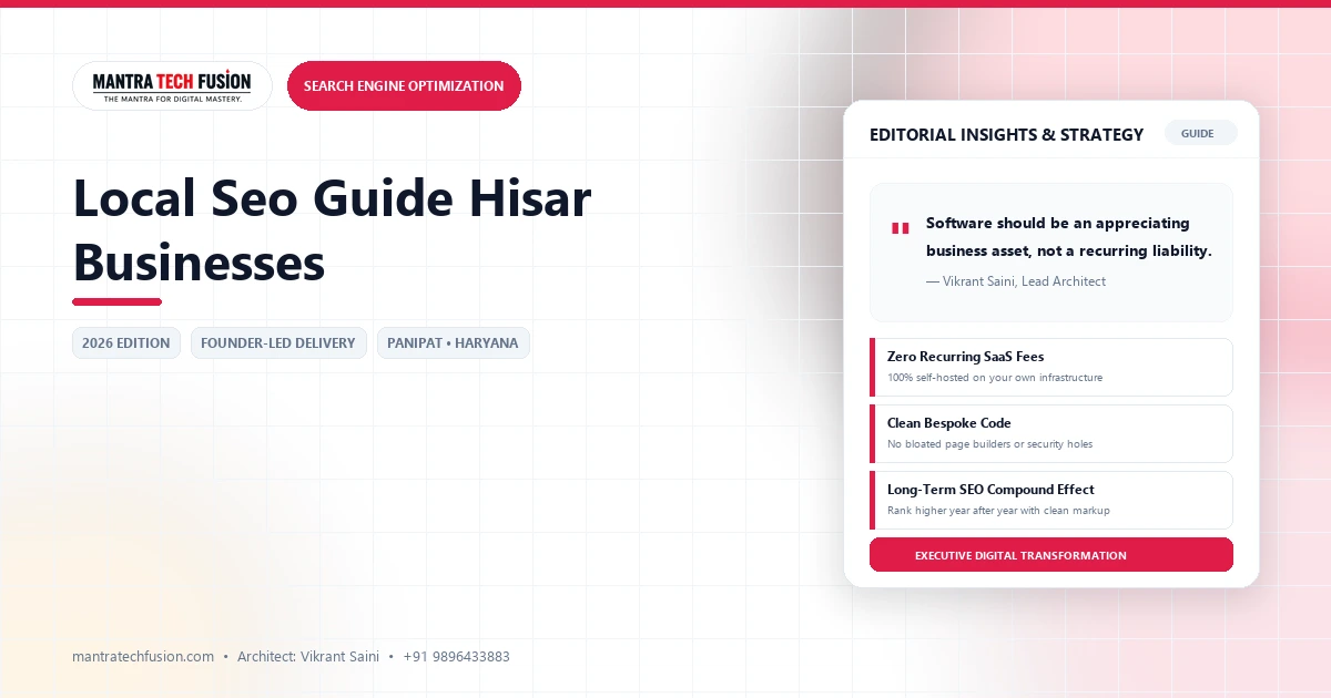 Local map pack ranking strategies from our local seo guide hisar