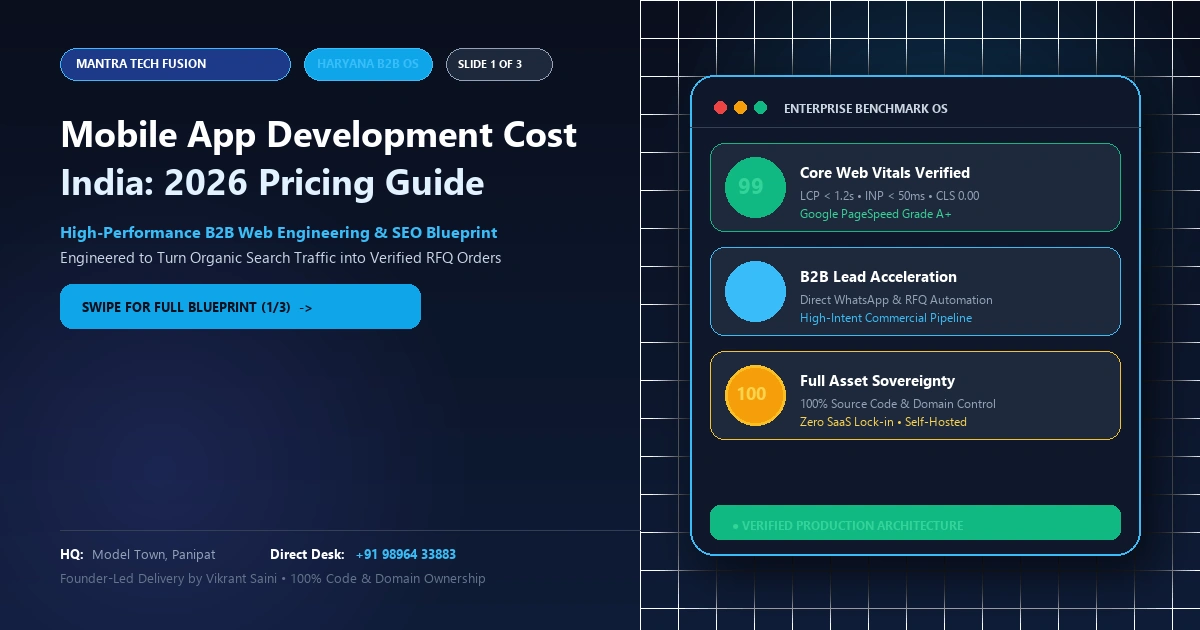 Budget breakdown matrix for mobile app development cost india