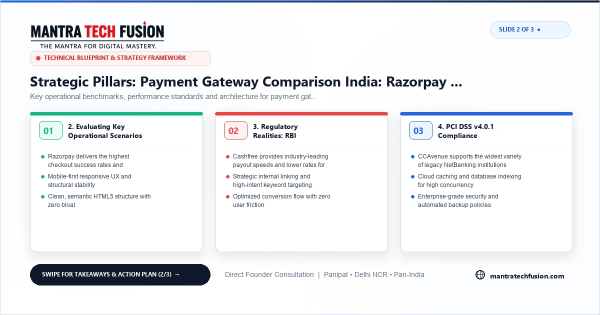 Payment Gateway Comparison India: Razorpay vs Cashfree Architecture Framework