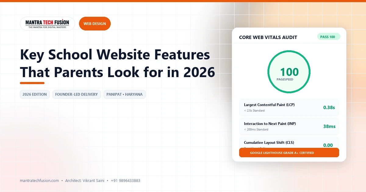 Key School Website Features That Parents Look for in 2026