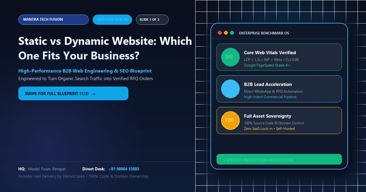 Static vs Dynamic Website: Which One Fits Your Business?