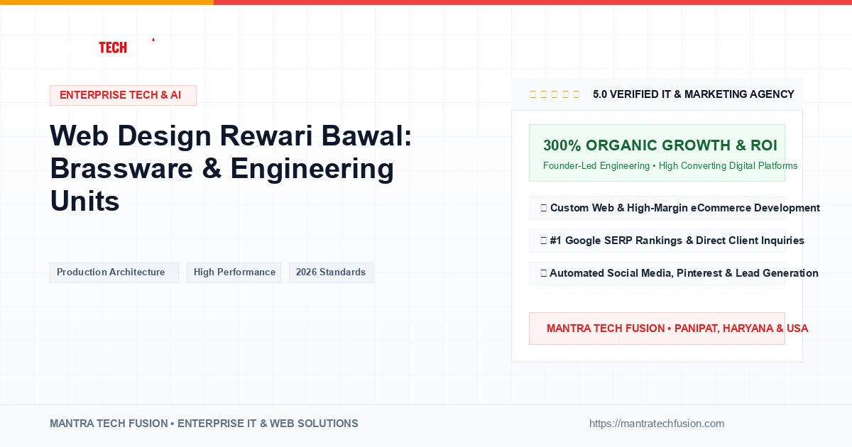 Web Design Rewari Bawal: Brassware & Engineering Units