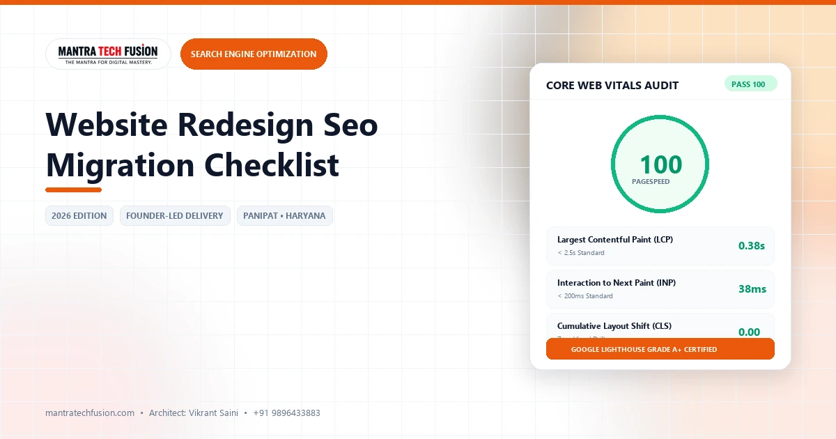 Website Redesign SEO Migration Checklist for Safe Launch