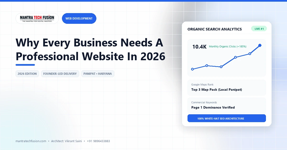 Why Every Business Needs a Professional Website in 2026