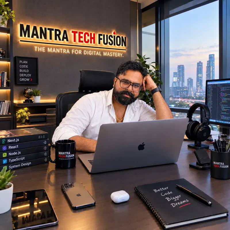 Vikrant Saini at the Mantra Tech Fusion office in Panipat