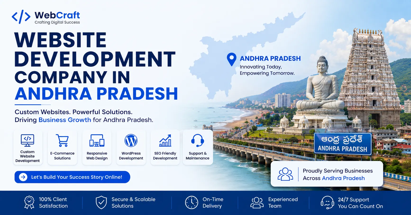 Professional website development and digital solutions services across Andhra Pradesh by Mantra Tech Fusion