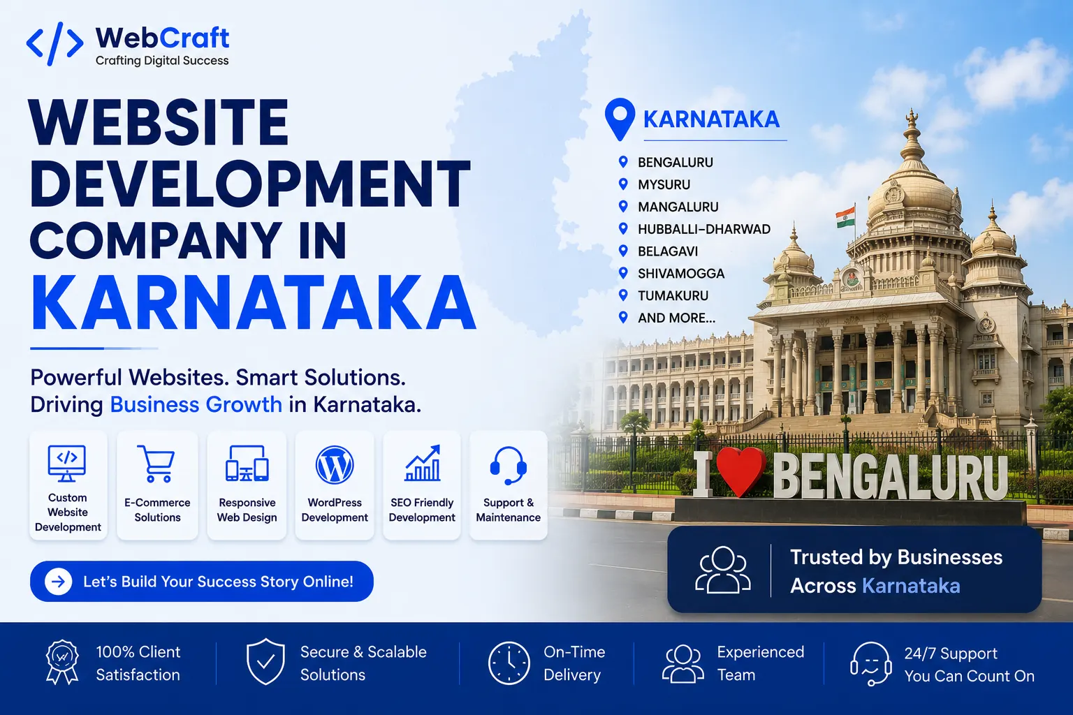 Professional website development and digital solutions services across Karnataka by Mantra Tech Fusion