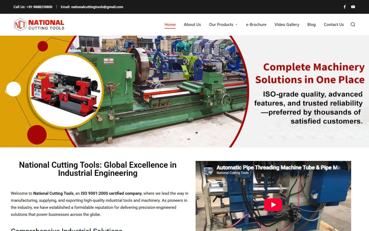 National Cutting Tools website