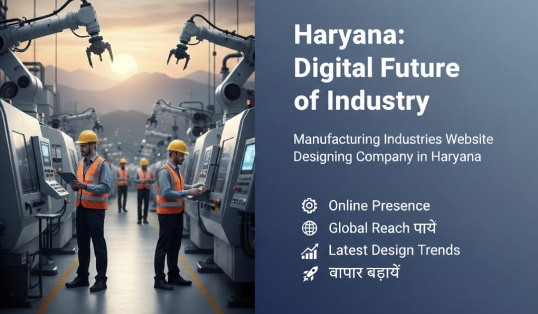Manufacturing Industries Website Designing Company in Haryana