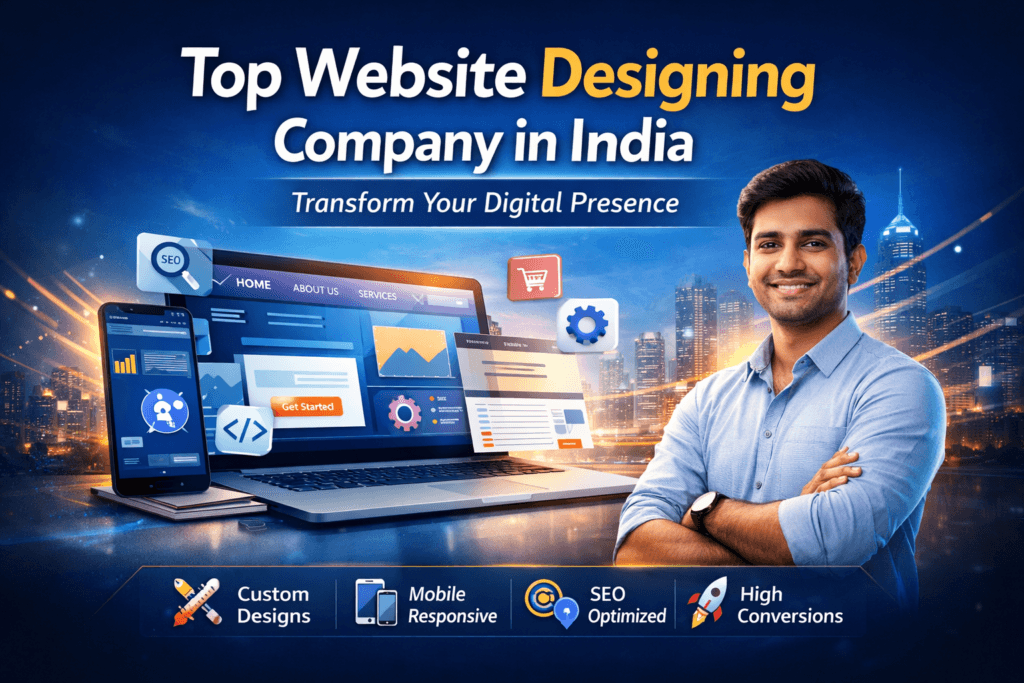 Top website designing company in India offering SEO friendly and responsive web design services