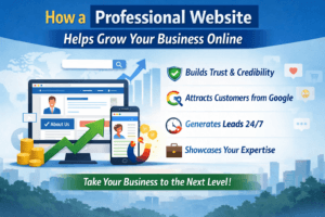 how a professional website helps grow your business online