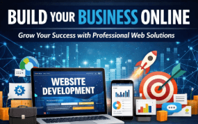 Professional business website development for small business online growth, SEO website design and digital marketing